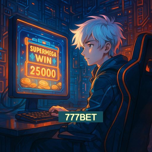 Imagem promocional do app oficial 777BET destacando a conveniência de jogar cassino online pelo celular ou navegador