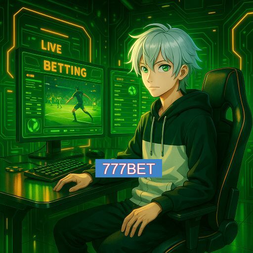 Imagem promocional do app oficial 777BET destacando a conveniência de jogar cassino online pelo celular ou navegador