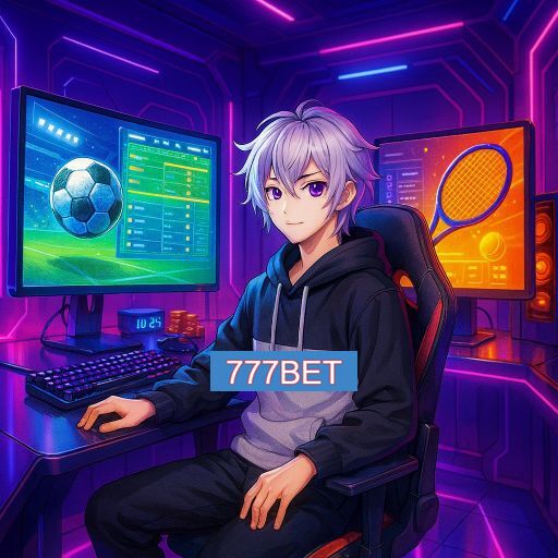 Imagem promocional do app oficial 777BET destacando a conveniência de jogar cassino online pelo celular ou navegador