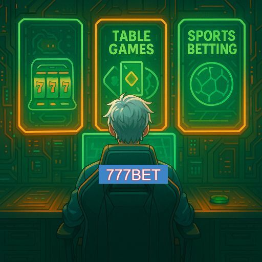 Imagem promocional do app oficial 777BET destacando a conveniência de jogar cassino online pelo celular ou navegador