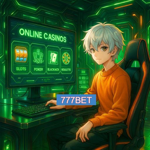 Imagem promocional do app oficial 777BET destacando a conveniência de jogar cassino online pelo celular ou navegador