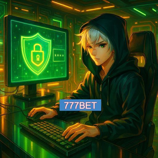 Imagem promocional do app oficial 777BET destacando a conveniência de jogar cassino online pelo celular ou navegador