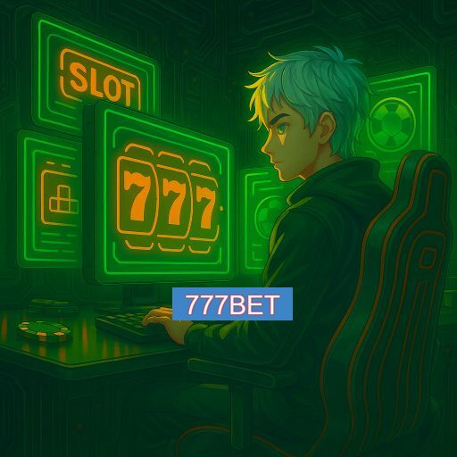 Imagem promocional do app oficial 777BET destacando a conveniência de jogar cassino online pelo celular ou navegador